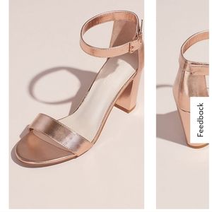 DB Studios Arya Rose Gold Heels
